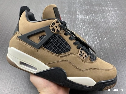 Cheap TB Jordan Retro Scott 4 x 3936 Travis AJ4-  Air Brown ZeroBulk 1027